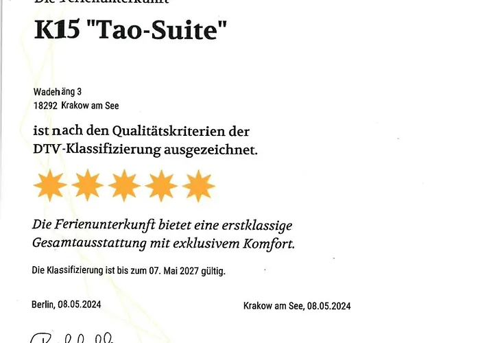 Tao-suite Mit Seeblick, Balkonterrasse & Sauna * 크라코프암지